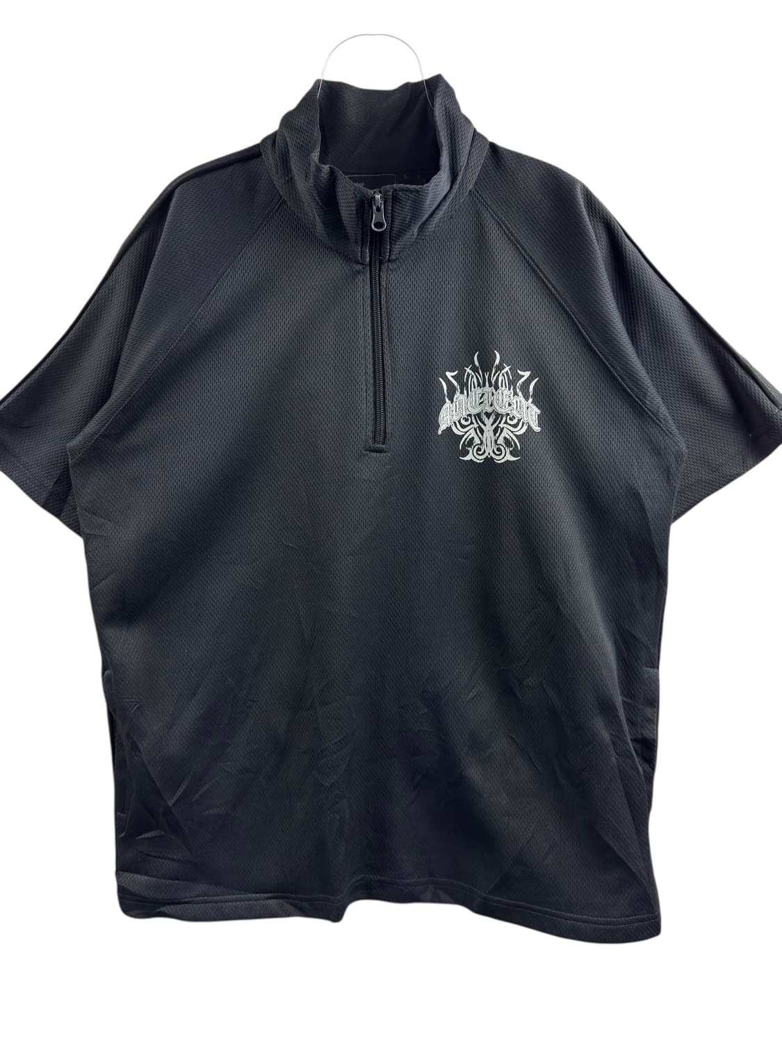 JPN Y2K 레터링 프린팅 반팔 트랙져지1473 상품이미지2