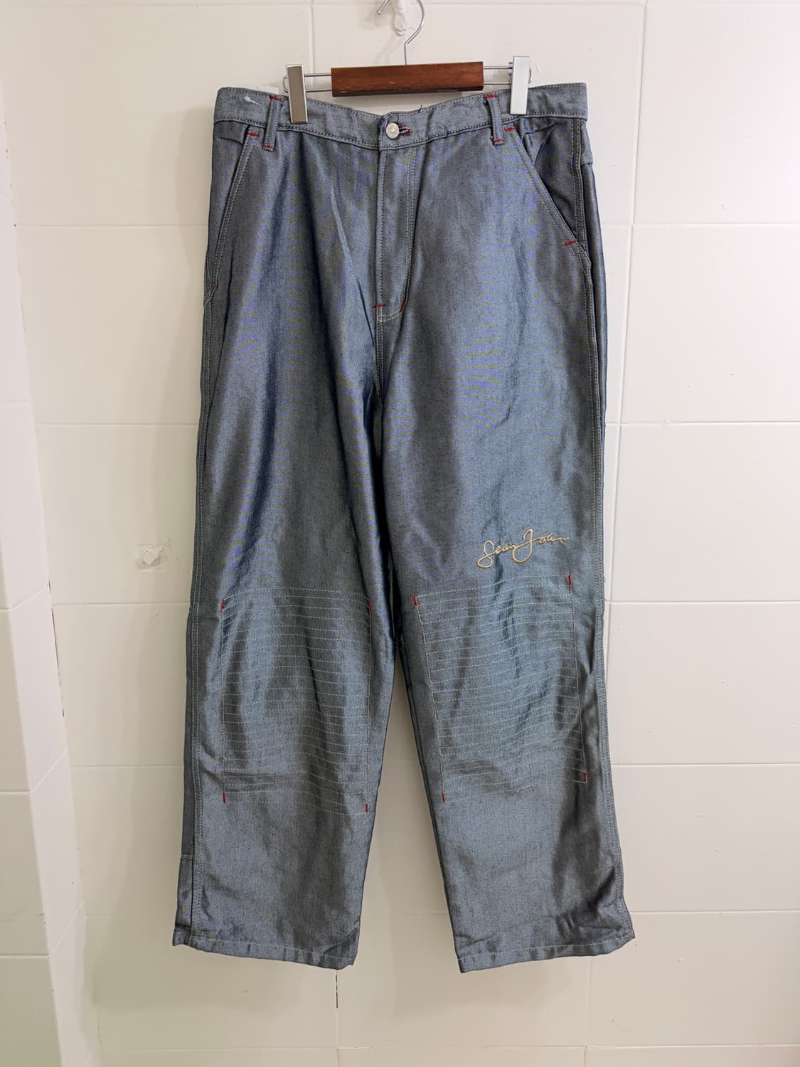 Sean John 실버 힙합 데님 팬츠 상품이미지5