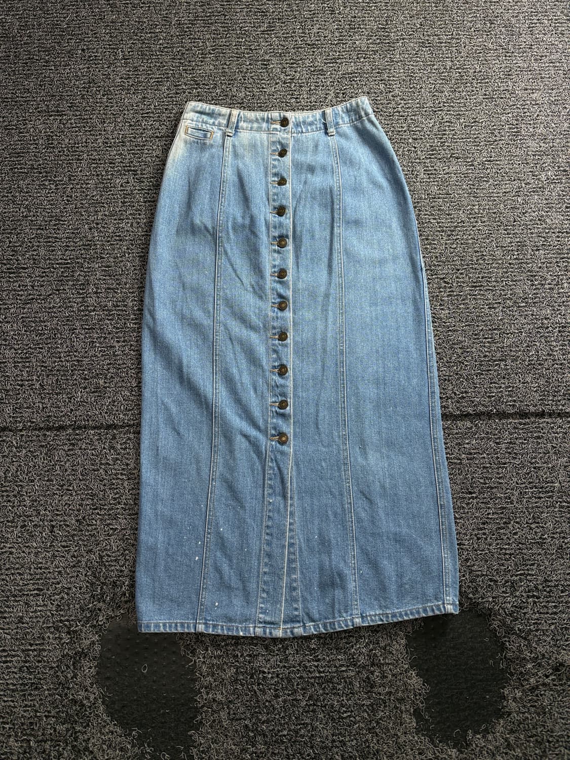 Dockers의 브랜드의 버튼 프론트 데님 스커트 3960 상품이미지2