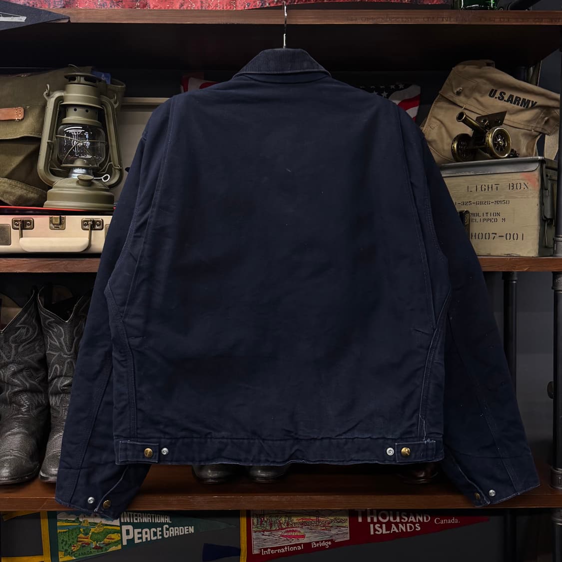 칼하트 오리지널 블랭킷 라이닝 버드와이저 워크 디트로이트 자켓 N234 상품이미지2