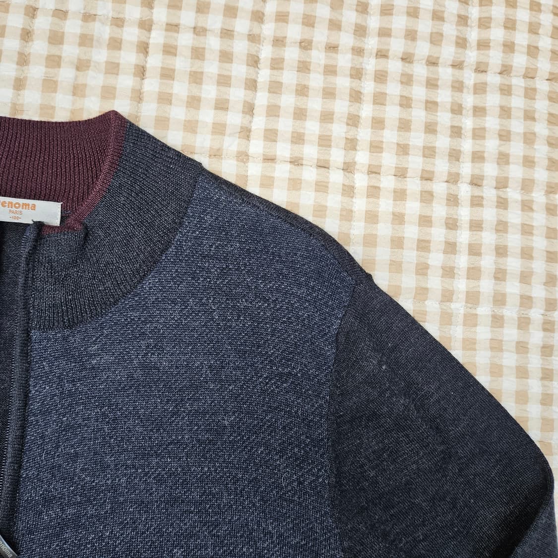 레노마 얇은 니트 가디건 남자100 상품이미지3