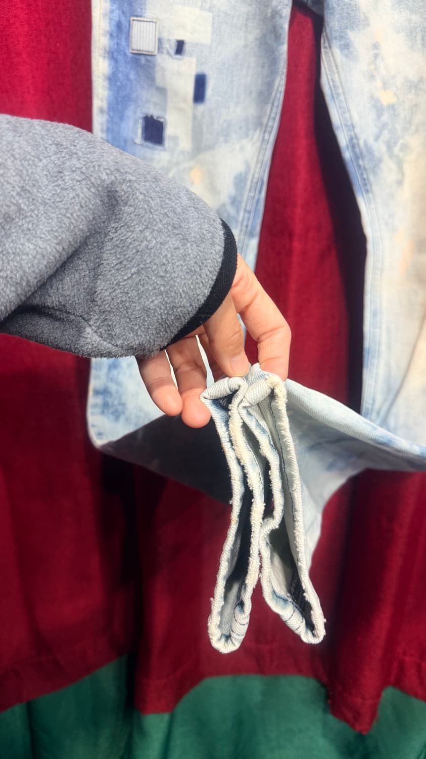 디젤 연청 패치워크 워싱 스키니진 27 상품이미지7