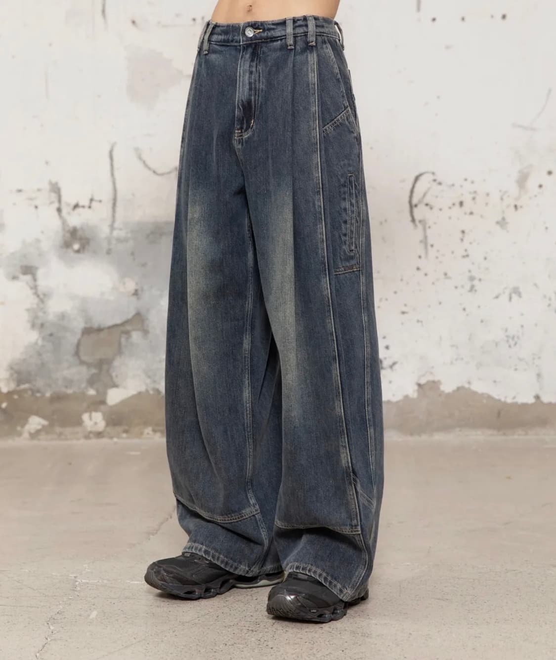 비긴202 베네타 투턱 데님 팬츠 상품이미지4