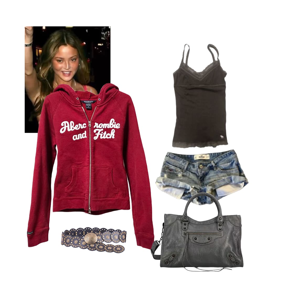 [90s-00s]Abercrombie & Fitch 후드집업 M 상품이미지8