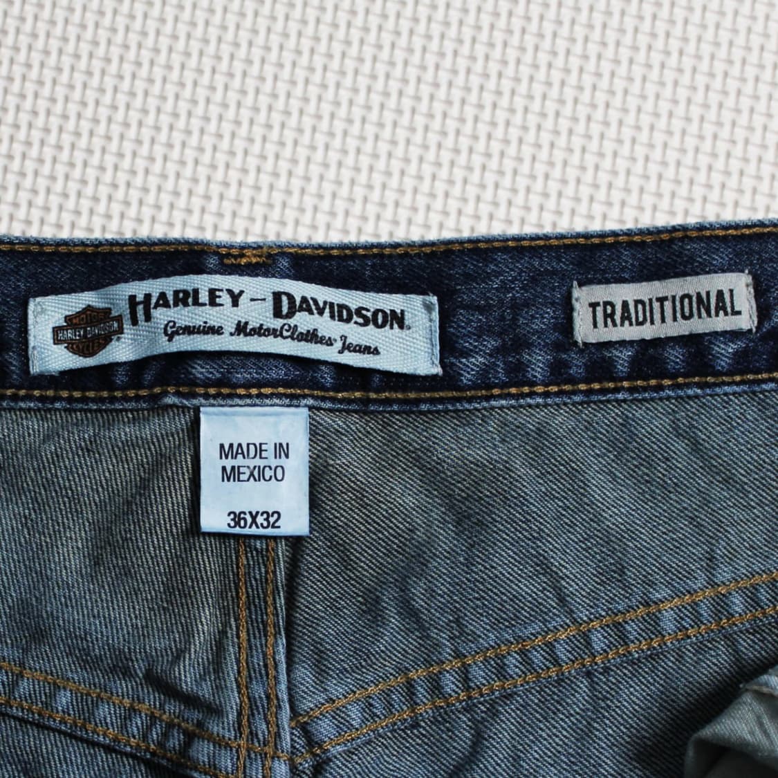 Harley-Davidson 할리 데이비슨 트래디셔널 핏 블루 데님 팬츠 상품이미지6