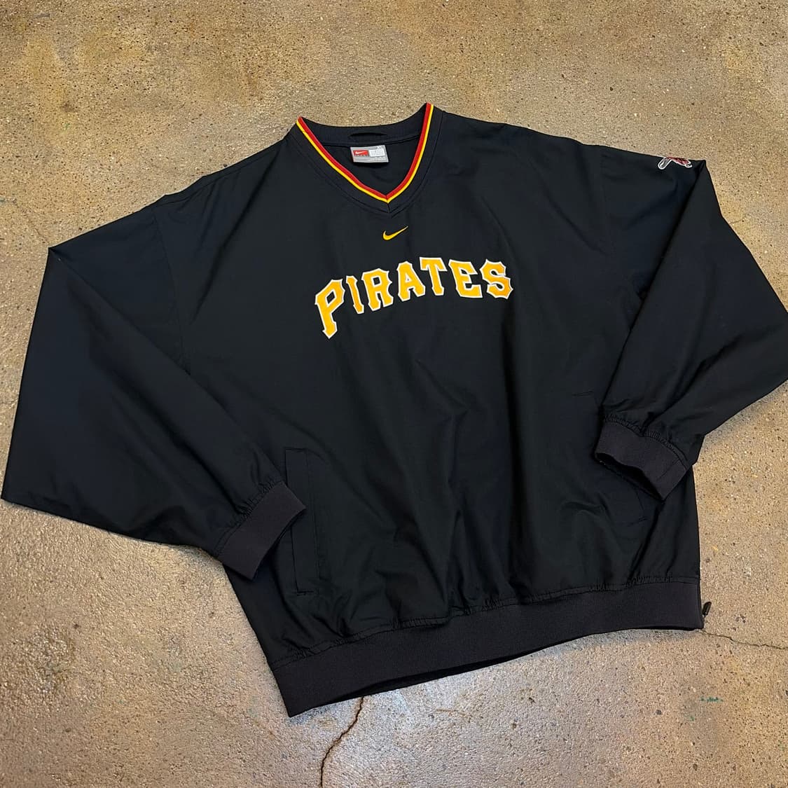 새상품급 00s 미국 빈티지 나이키 피츠버그 파이리츠 풀오버 바람막이 상품이미지2