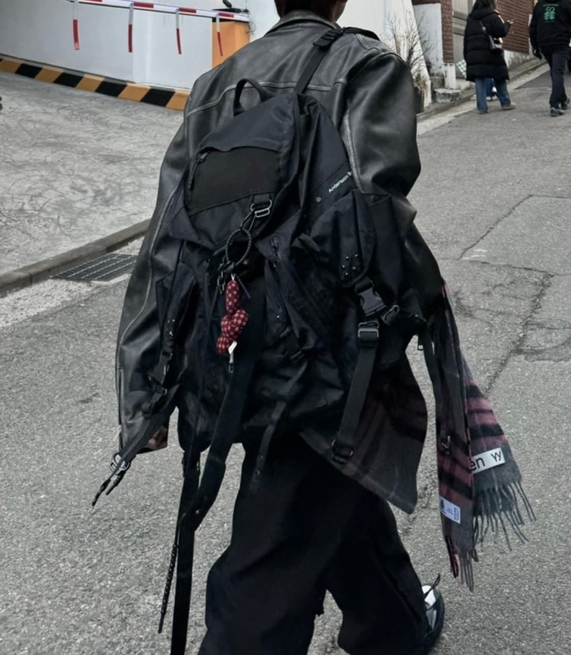 앤더슨벨 (에센셜) 유니섹스 아즈텍 백팩 블랙 상품이미지1