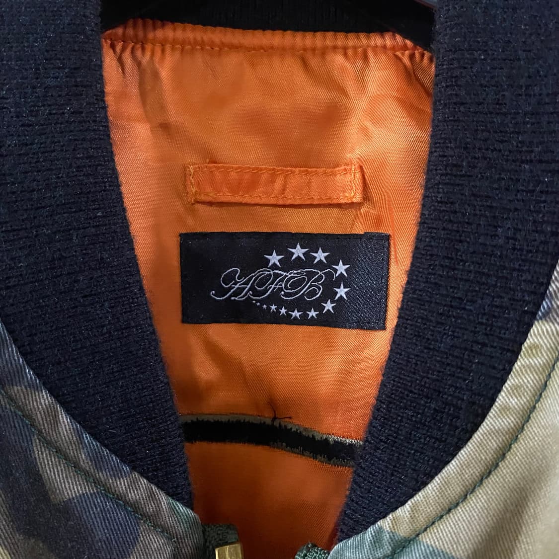 AFB PEACE 카모 봄버 상품이미지3