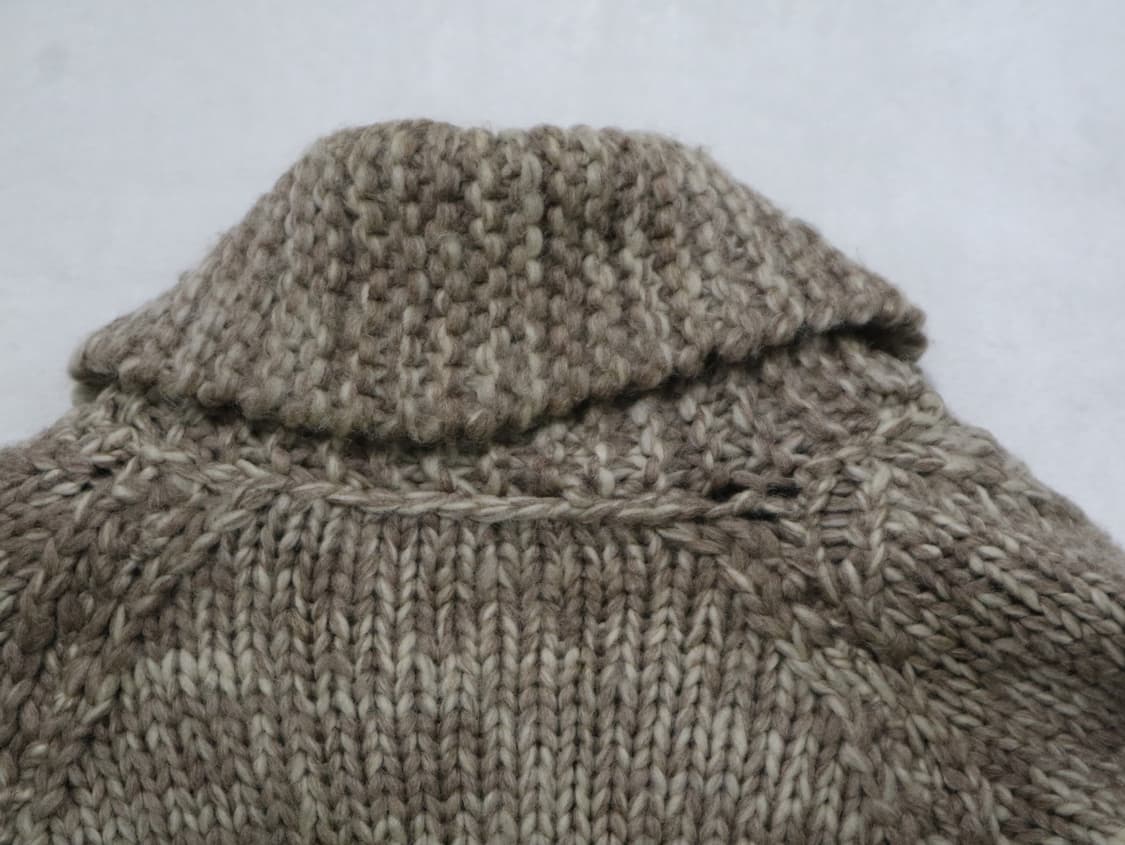 투악 버진울 집업 코위찬 가디건 made in cana 상품이미지7