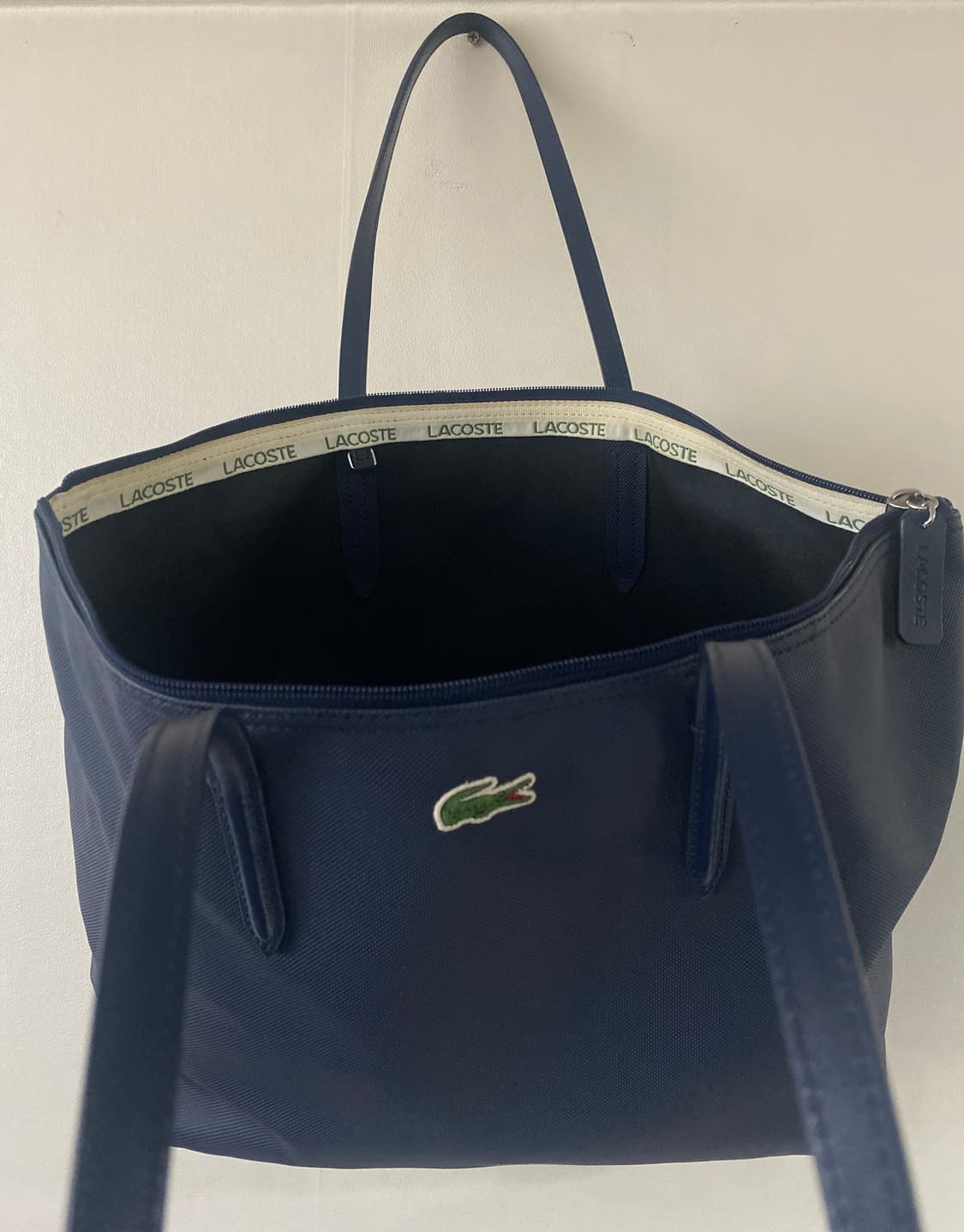 라코스테 네이비 토트백 숄더백 상품이미지3
