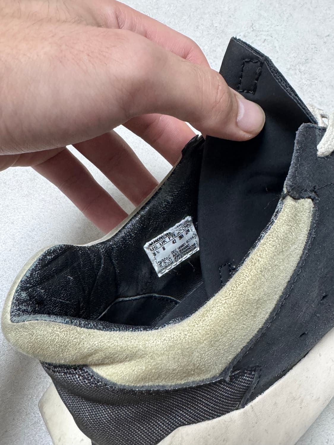 Rickowens 테크러너 검흰 (260-265) 상품이미지7