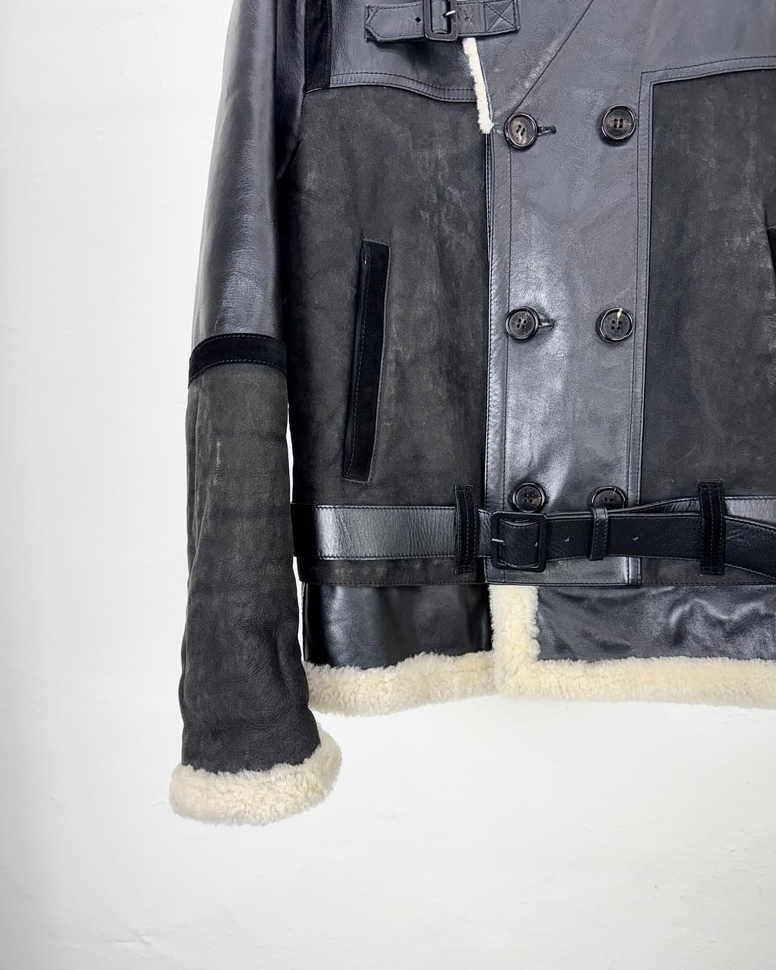 닐바렛 베라 펠레 셰어링 모터사이클 레더 무스탕 자켓 상품이미지5