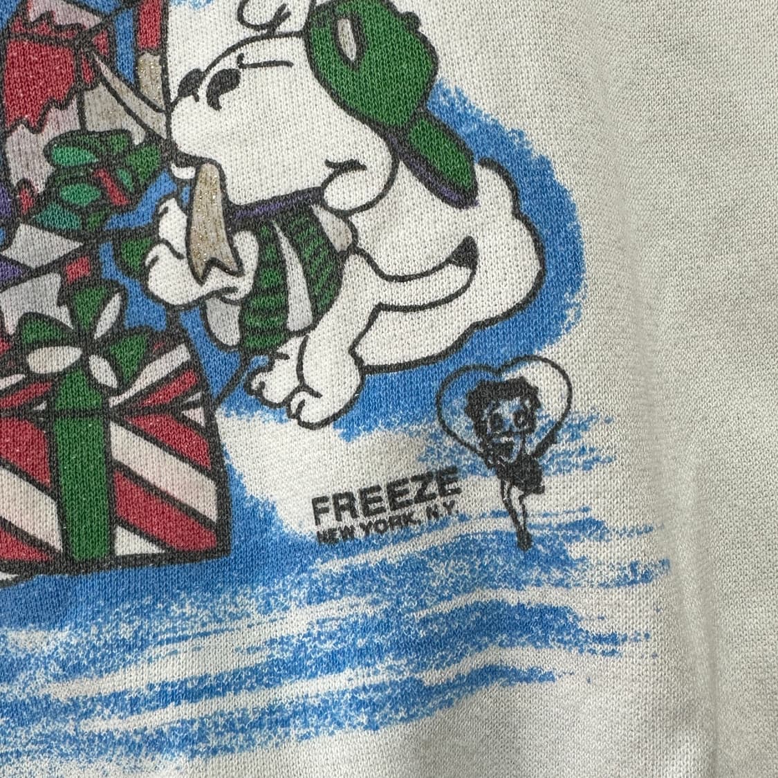 90s USA 베티붑 빈티지 스웻셔츠 XL 상품이미지6