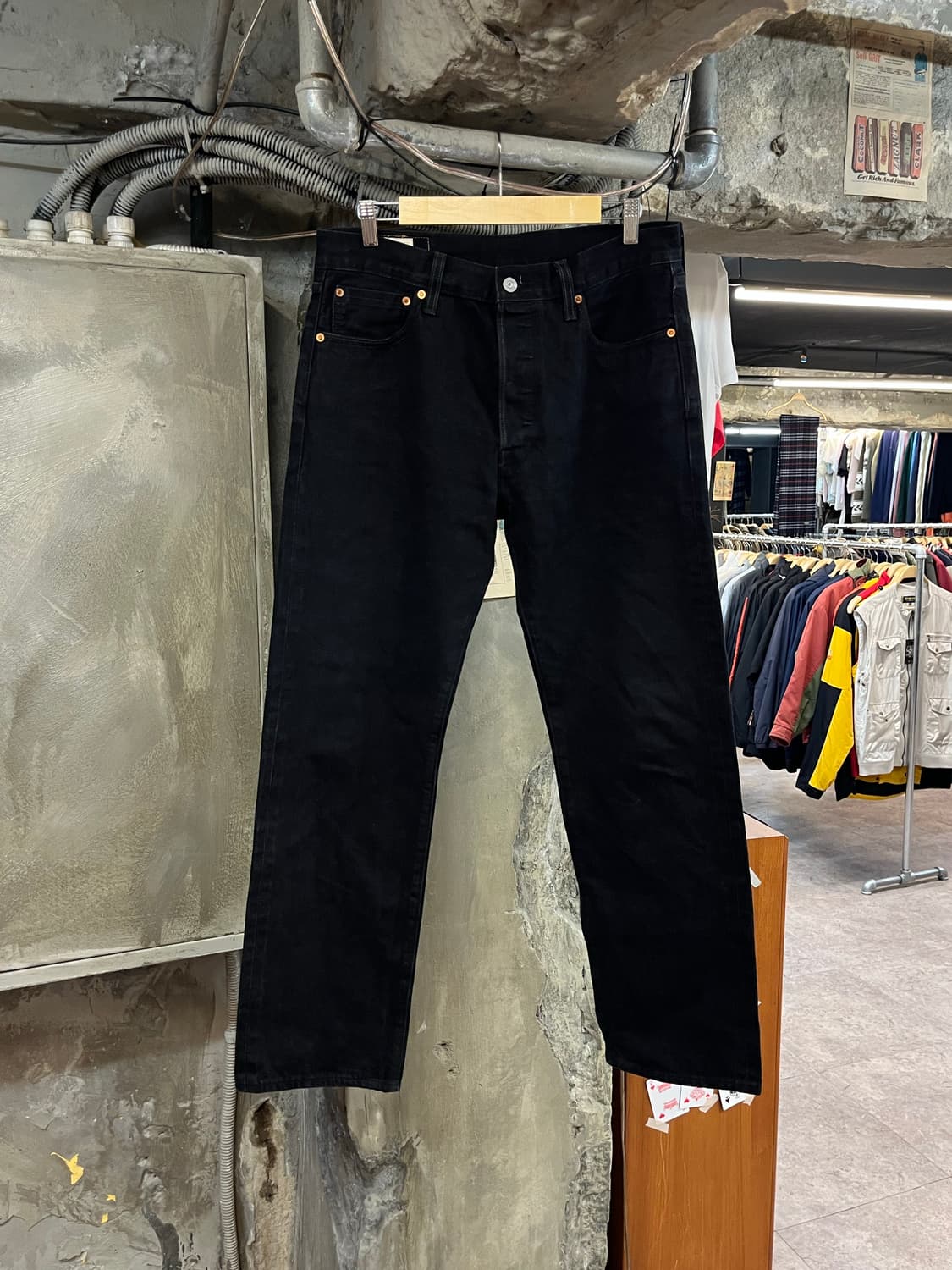 리바이스 501 흑청 W34 L30  #csz1778 상품이미지1