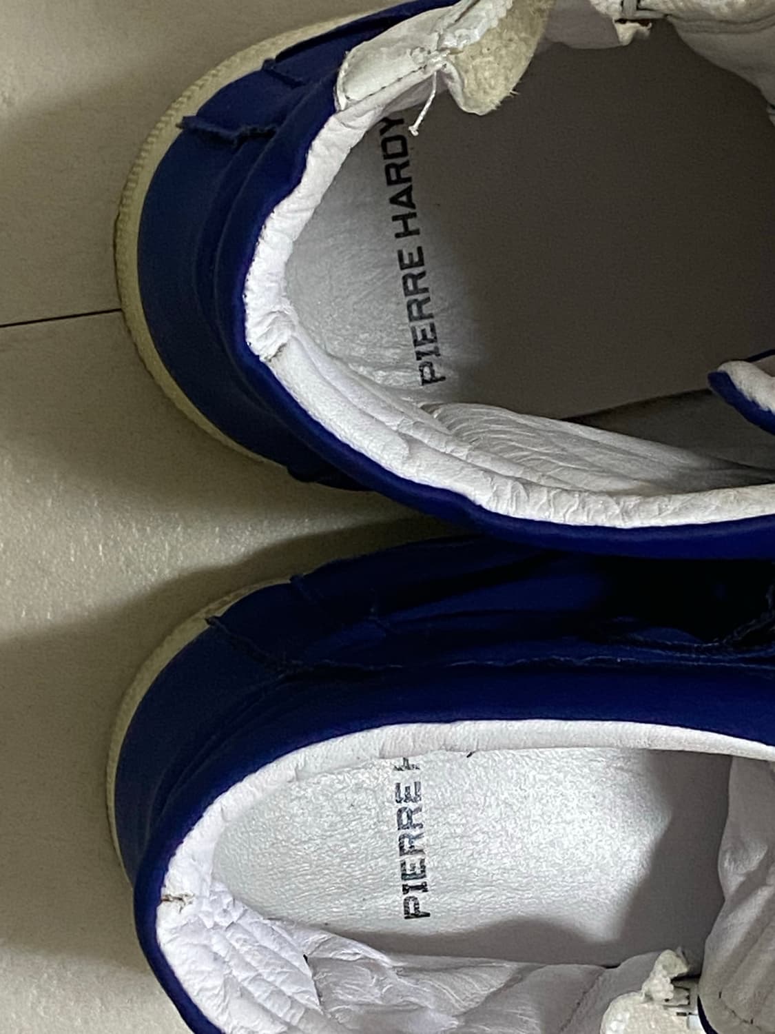 Pierre Hardy 112 High Top Sneakers Blue 상품이미지6
