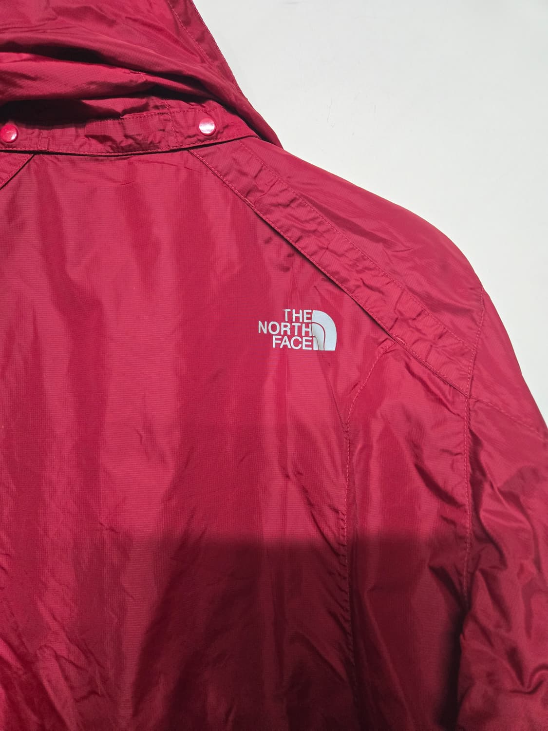 노스페이스 플라이트 후드 바람막이 다크레드105 상품이미지4