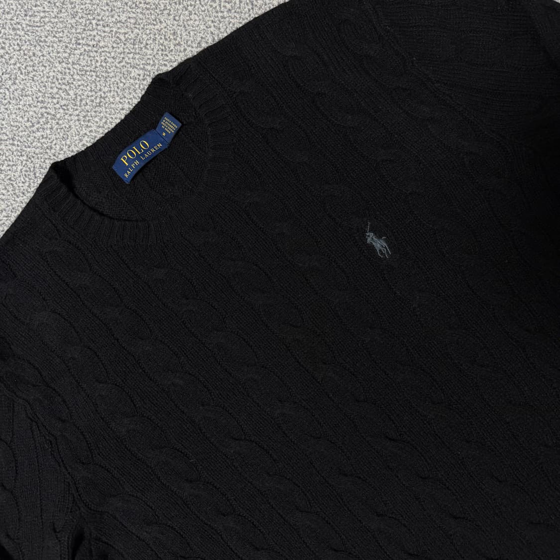 폴로 랄프로렌 울 캐시미어 혼방 니트 M 상품이미지3
