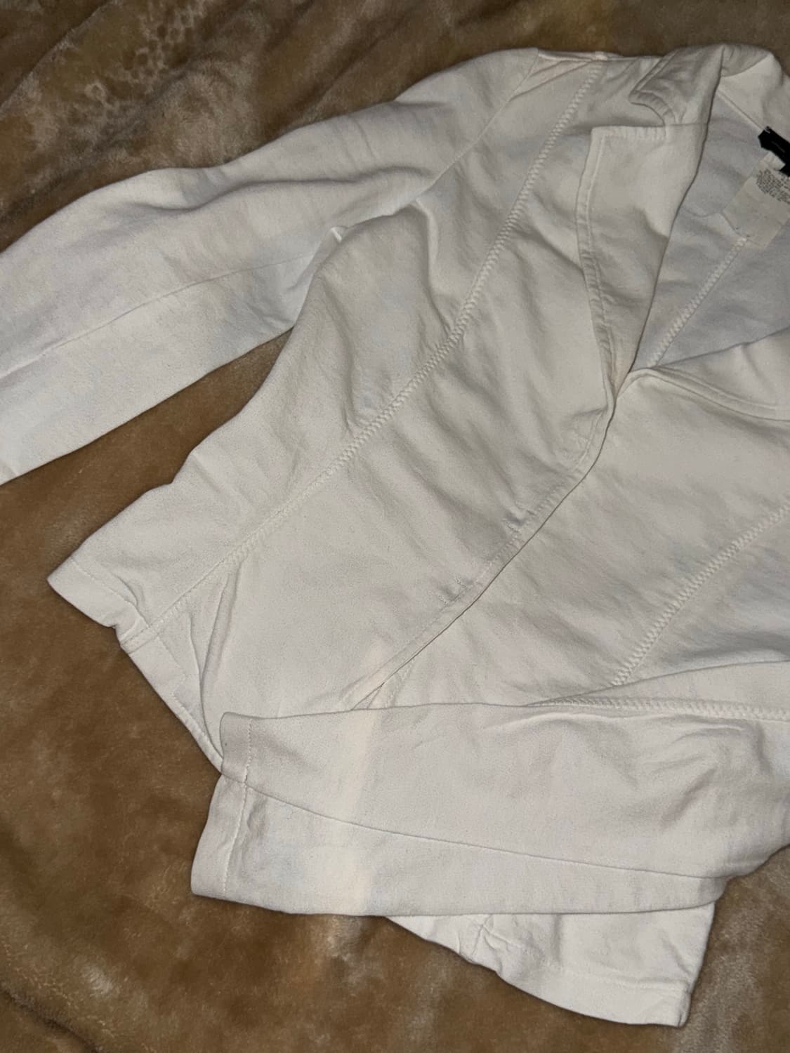 Max Mara (weekend) 화이트 저지 가디건형 자켓 S 상품이미지4