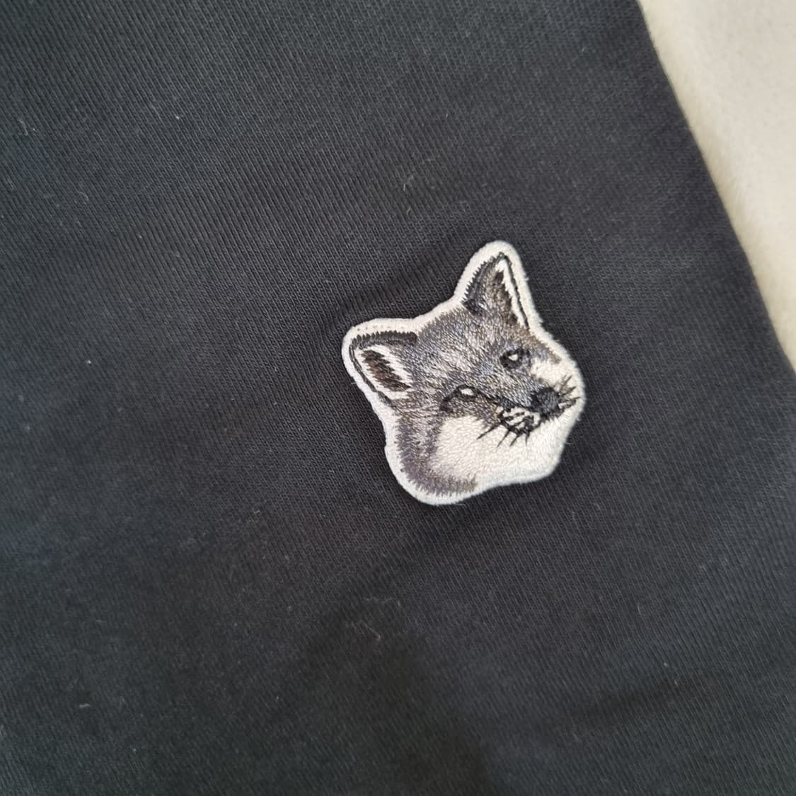 메종키츠네 그레이폭스 패치 라운드 반팔티셔츠 상품이미지4