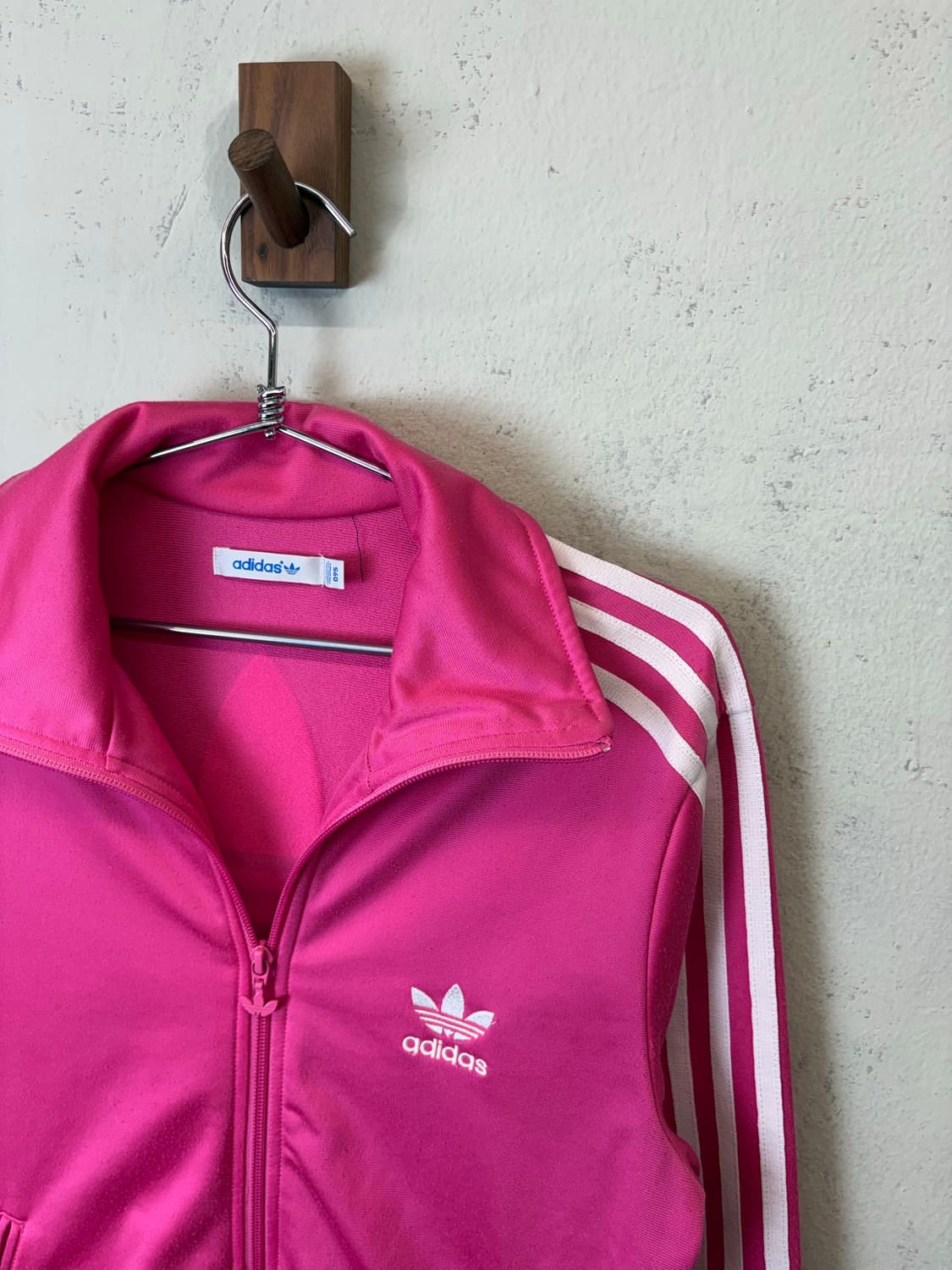 아디다스 빈티지 파이어버드 삼선 트랙탑 져지 핑크 상품이미지6