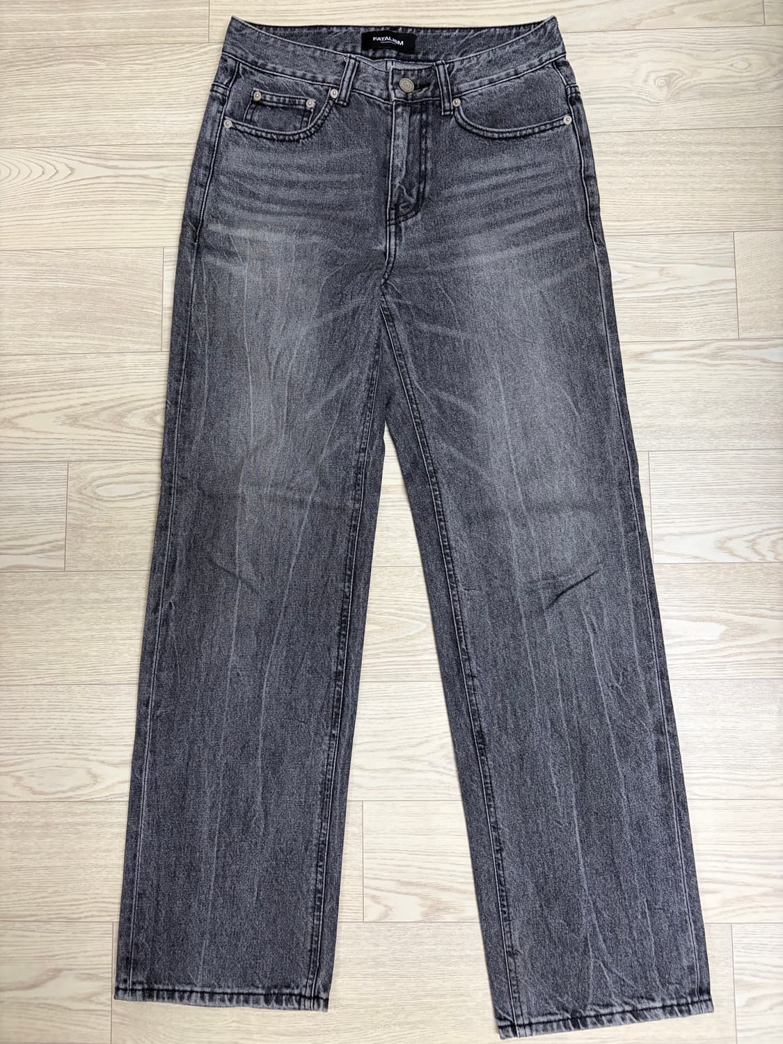 페이탈리즘 Crude wide fit jeans(세미 와이드 데님팬츠) 상품이미지1