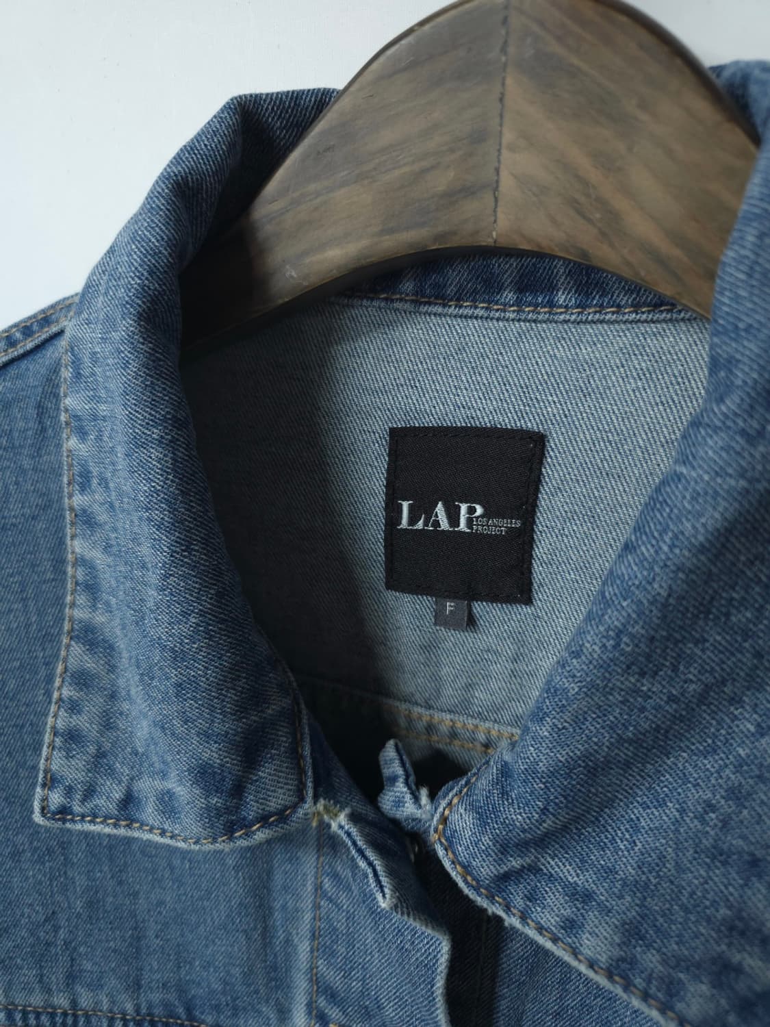 랩LAP  크롭 청자켓 트러커 ( 여성Free ) 상품이미지8