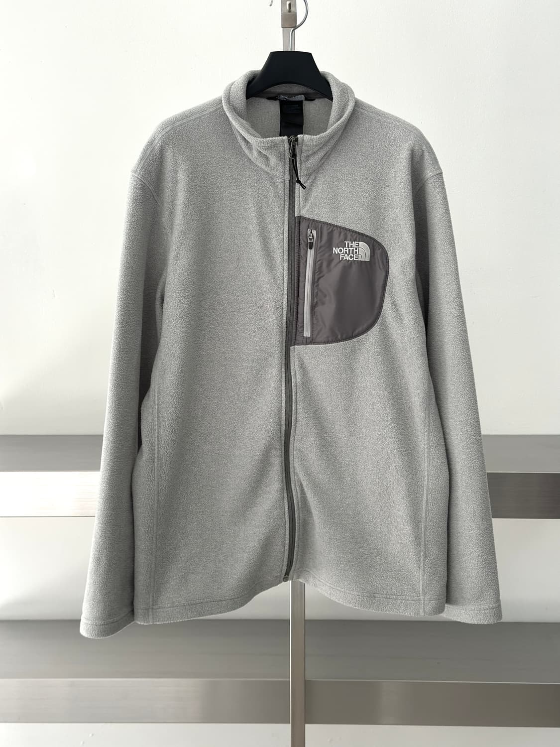 노스페이스 그레이 포켓 플리스 집업  상품이미지4