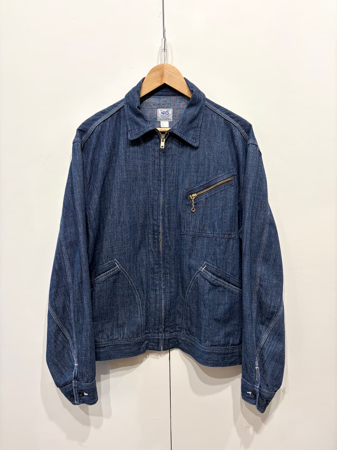 브론슨 91-B 데님 블루종 자켓 상품이미지1