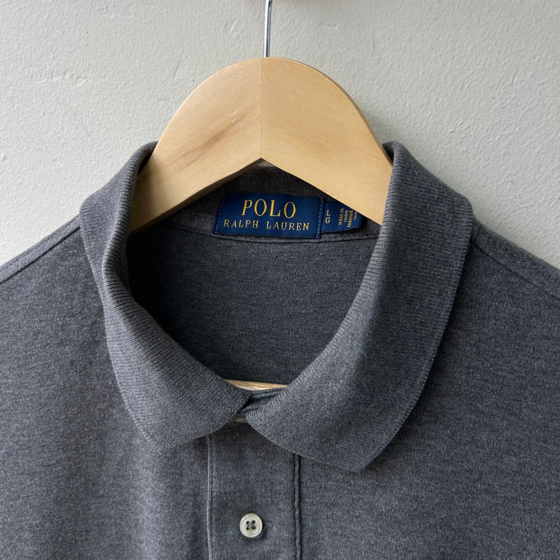 16753 - 폴로 랄프로렌 차콜 반팔 카라티 상품이미지3