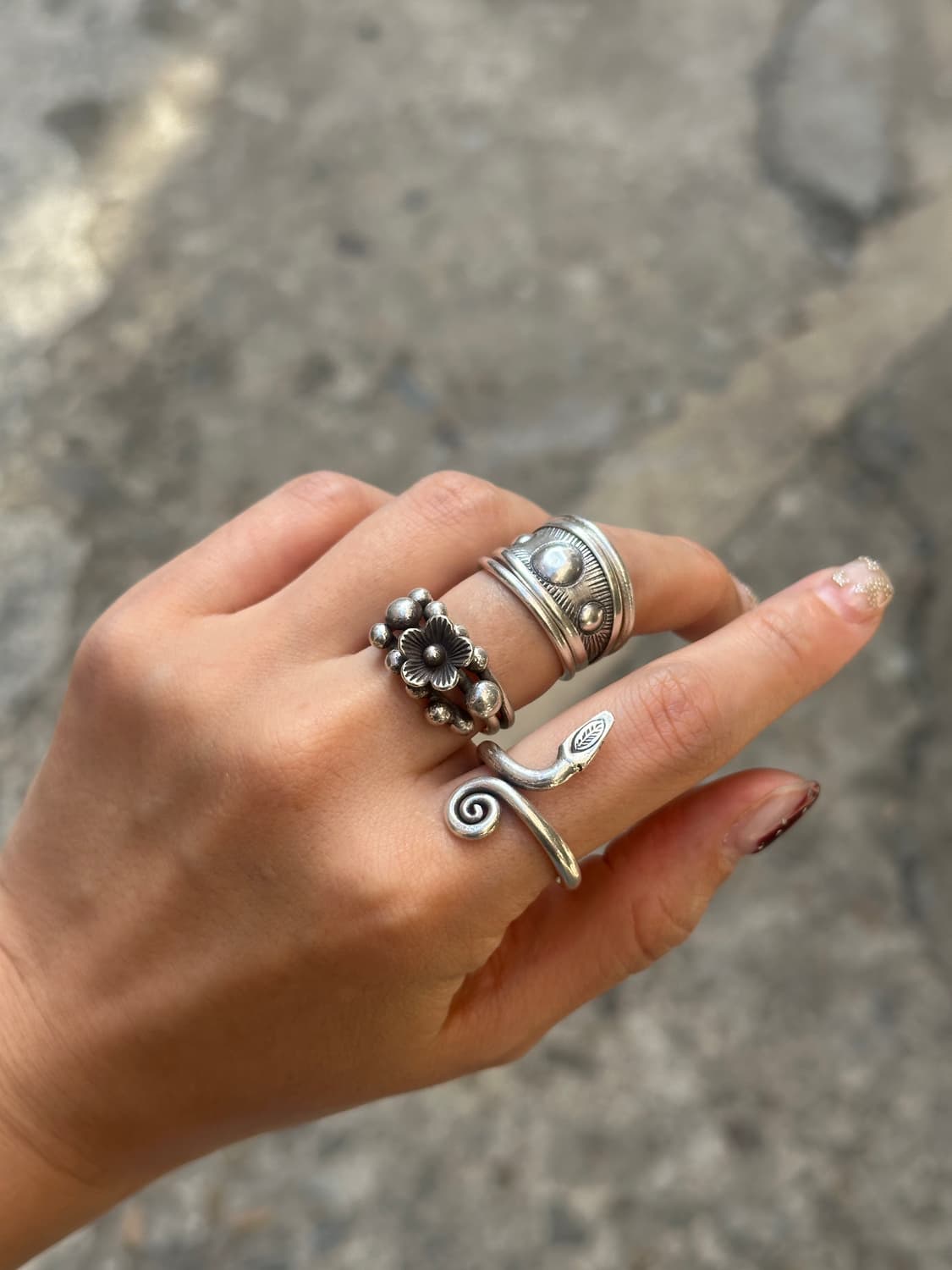 Snake Spiral Karensilver Ring⚕️ 상품이미지6