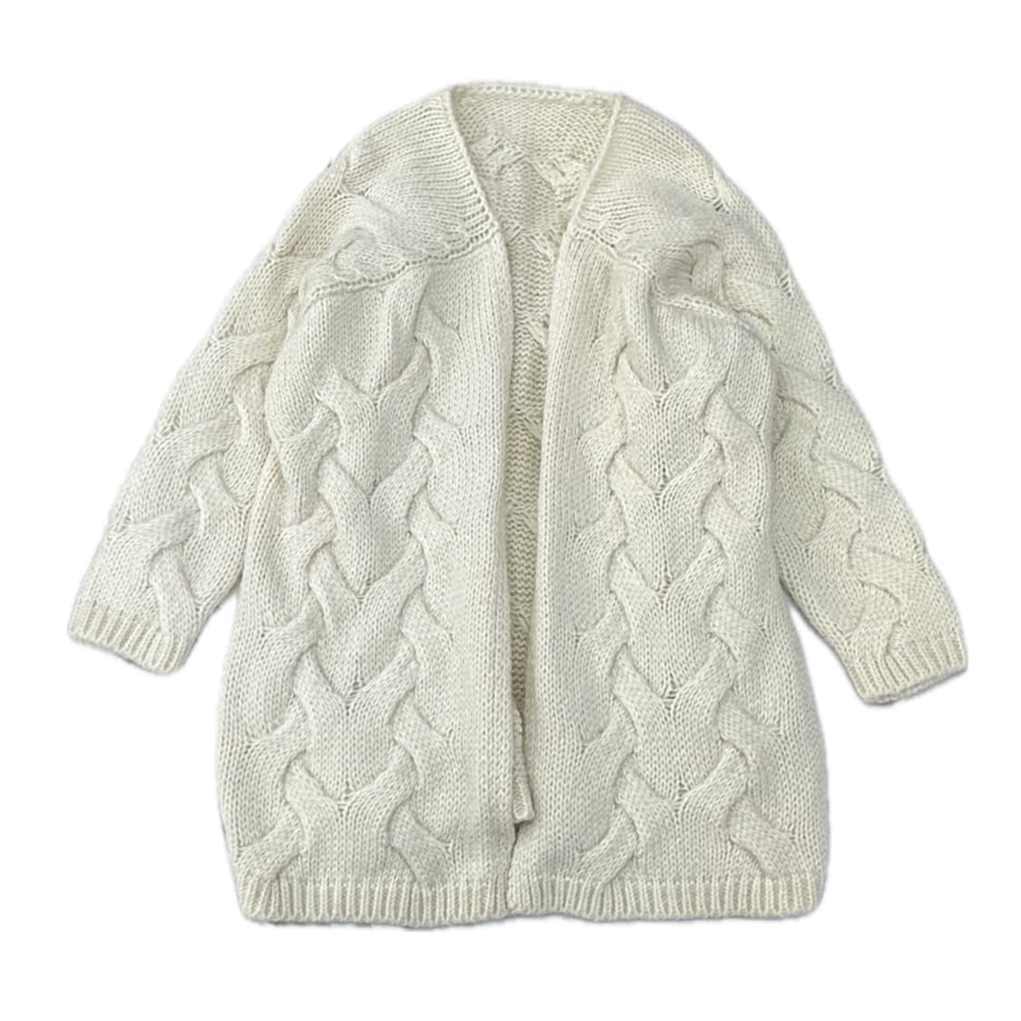 🍰사와코의 겨울 준비 코디세트🍰 체크 셔츠 모직 롱치마 꽈베기 니트 상품이미지6