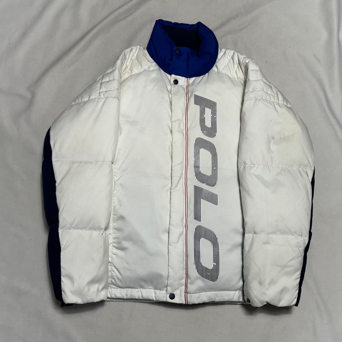 100 폴로 90‘s 레이싱 구스다운 패딩 상품이미지2