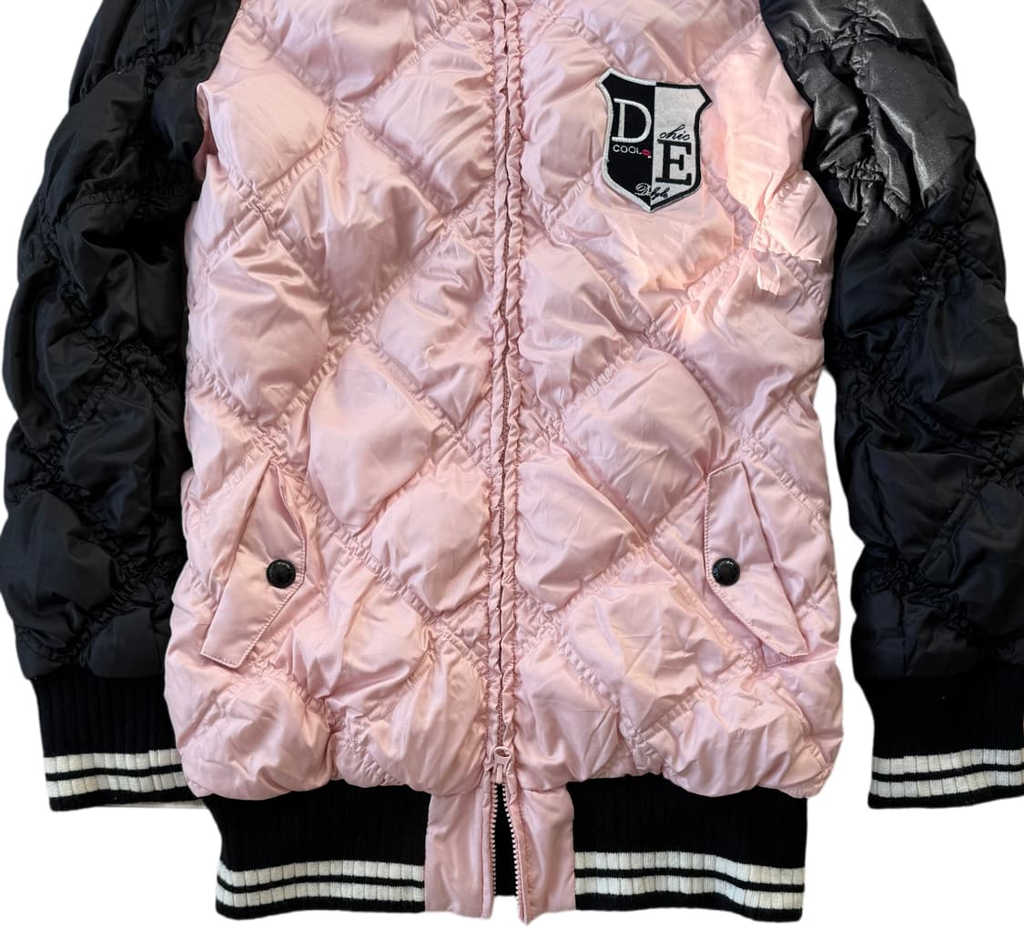 DELYLE CHIC 블랙핑크 경량패딩 상품이미지2