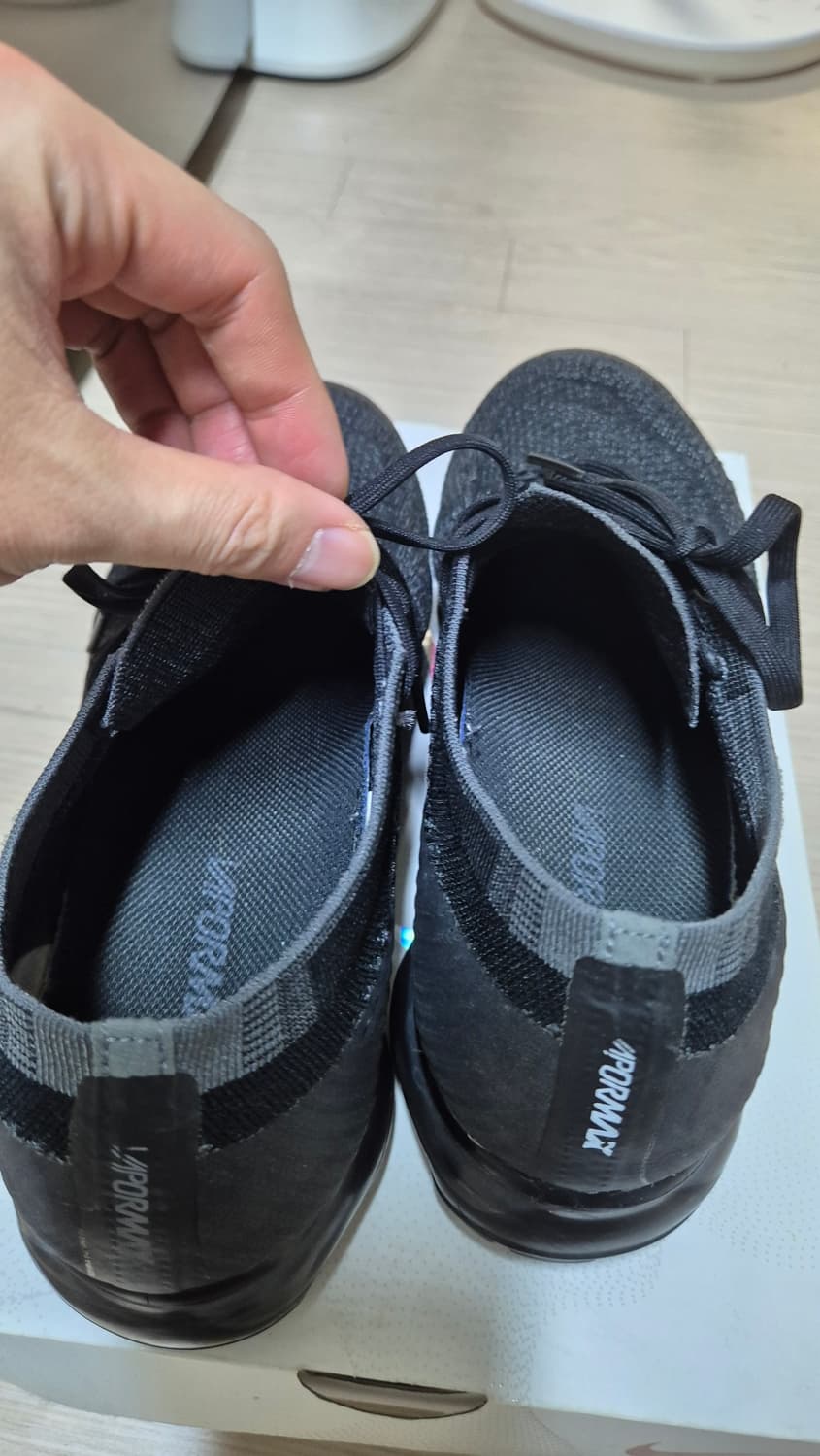 나이키 에어 베이퍼맥스 플라이니트 블랙 다크 그레이 상품이미지3