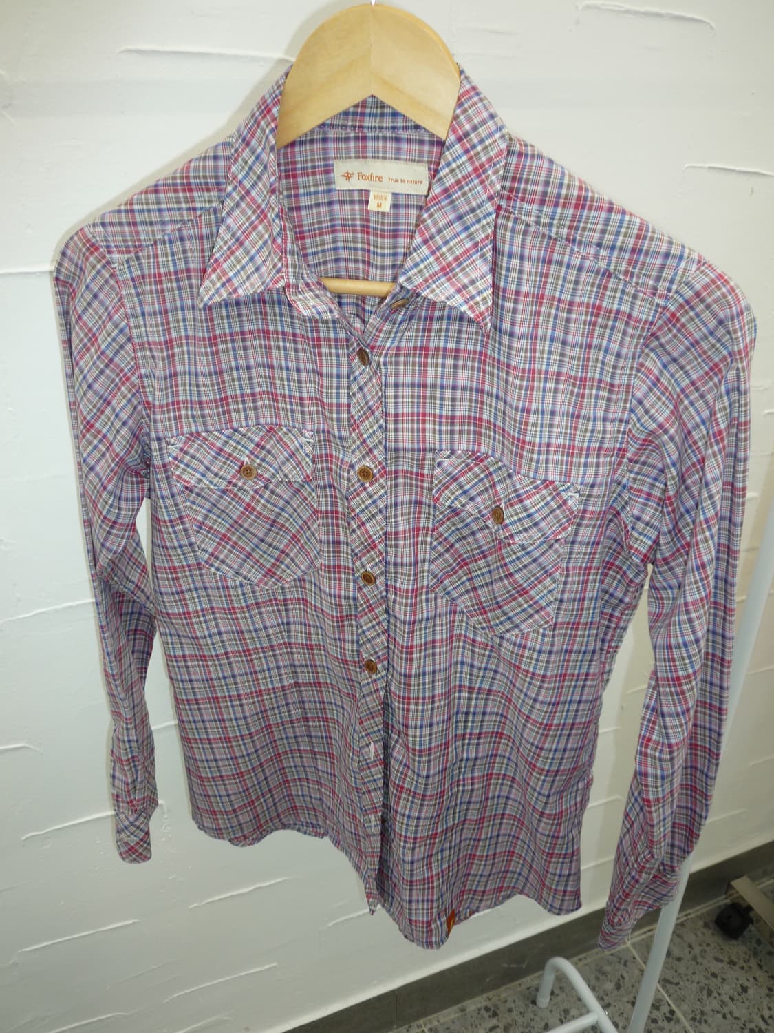 Pink check shirts 상품이미지2