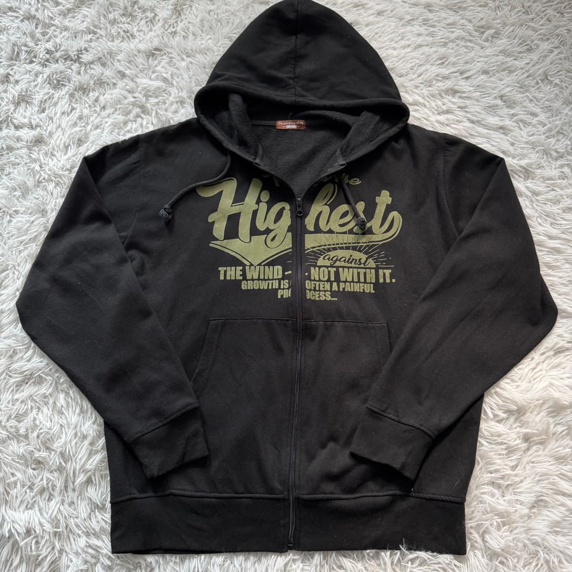 THE PURPOSE 일본빈티지 y2k 후드집업 남여공용 XL 105 상품이미지2