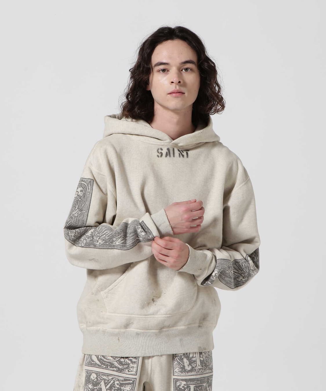 세인트미카엘 x 데님티어스 뮤랄 셋업 상품이미지5