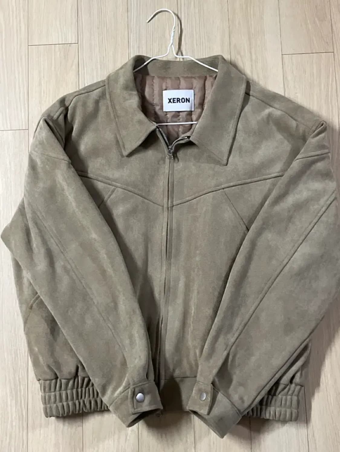 나름 절개라인 스웨이드 자켓 상품이미지2