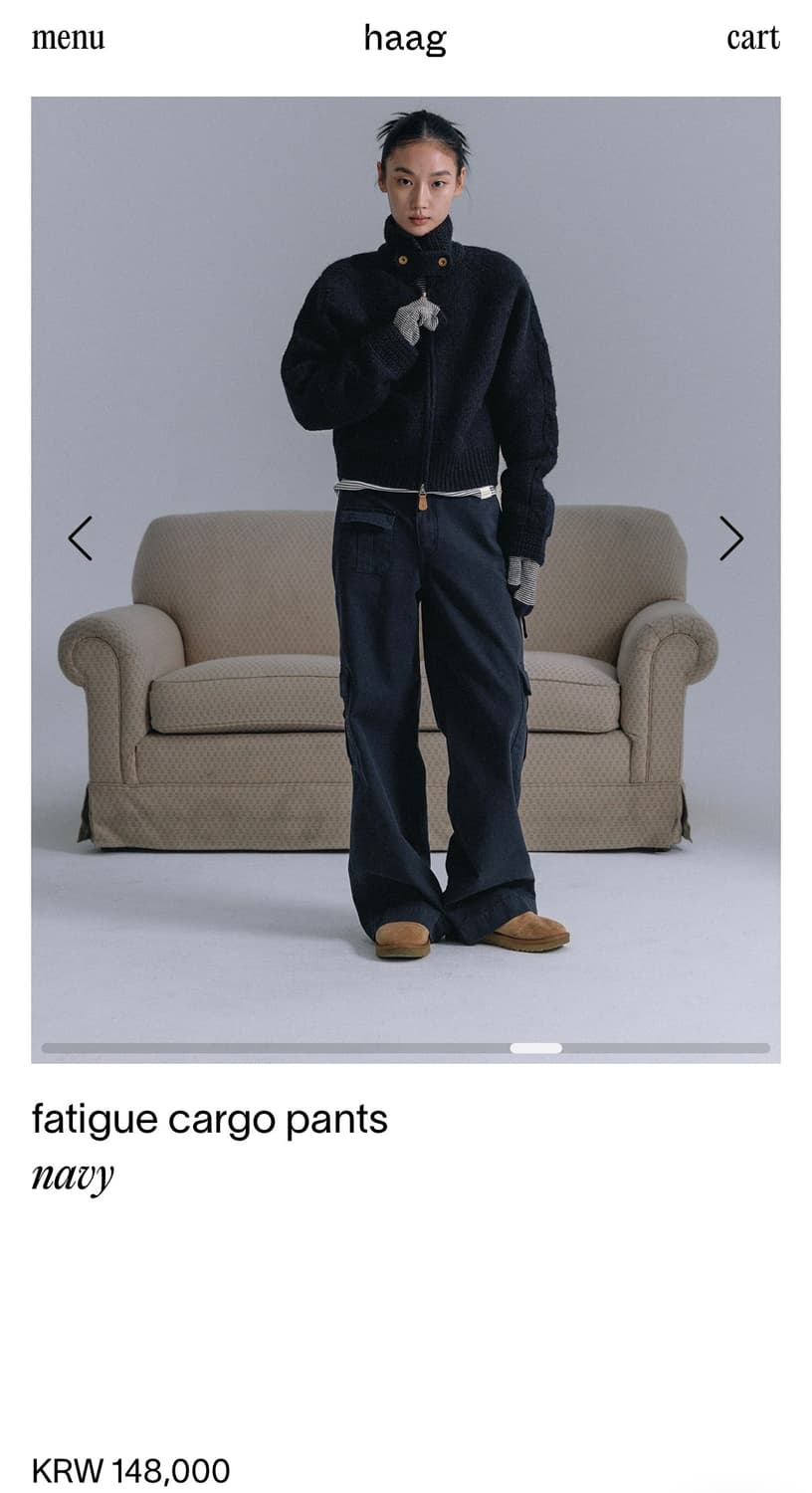 헤이그 퍼티그 카고 팬츠 상품이미지1