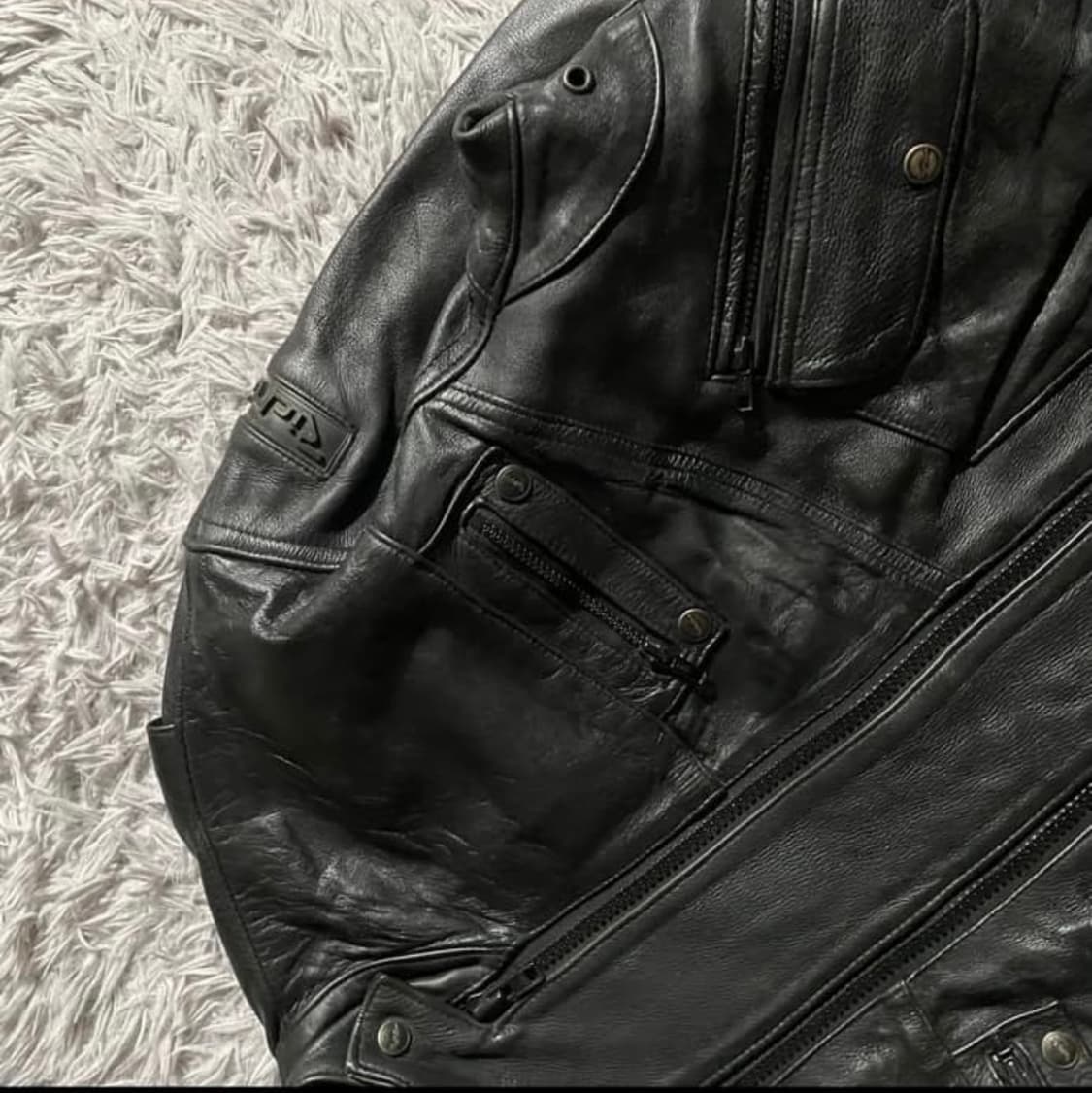 90’s USA Richa 클래식 레더 자켓  상품이미지5