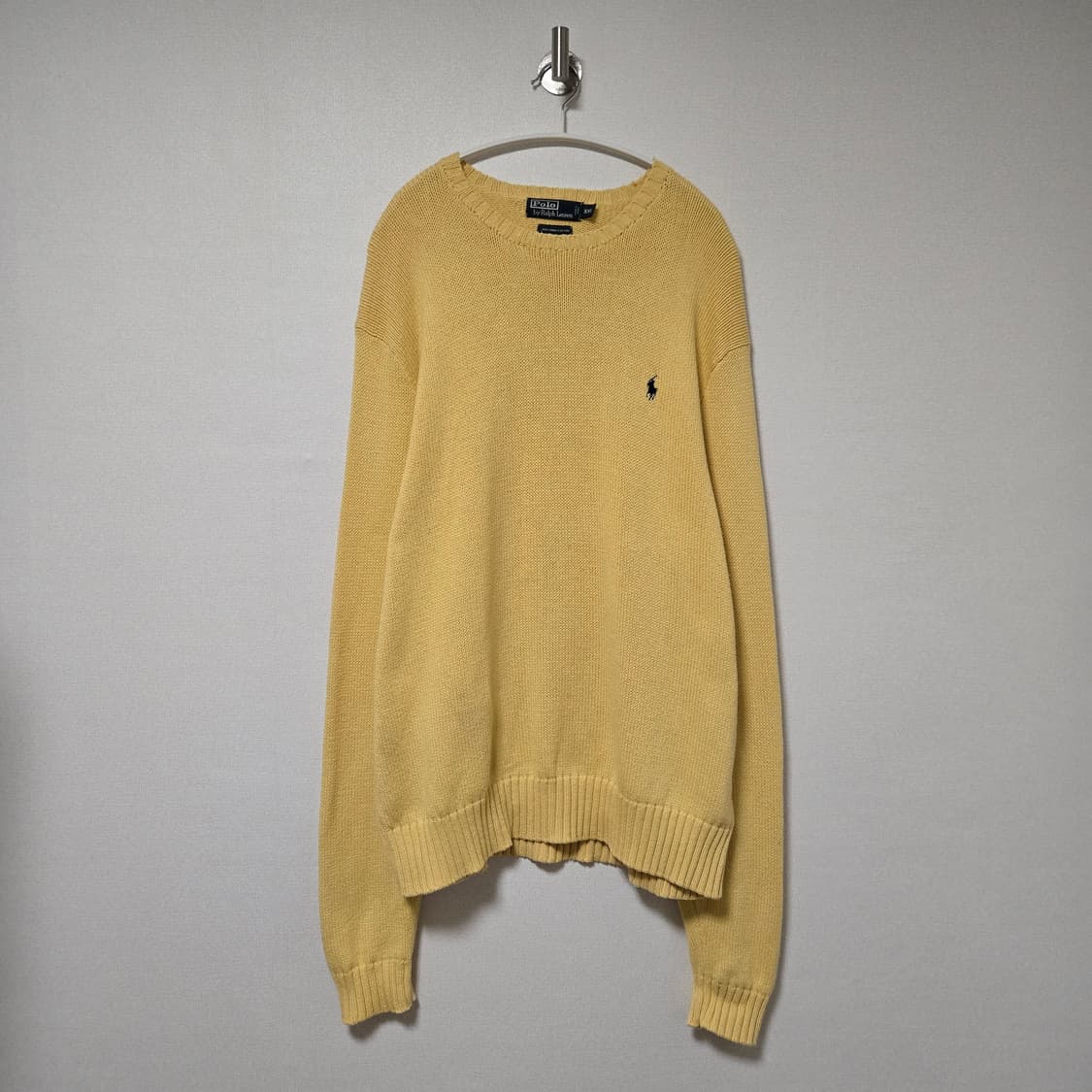 폴로랄프로렌 옐로우 오버핏 니트 / 남성 니트/ 남자 니트 상품이미지1