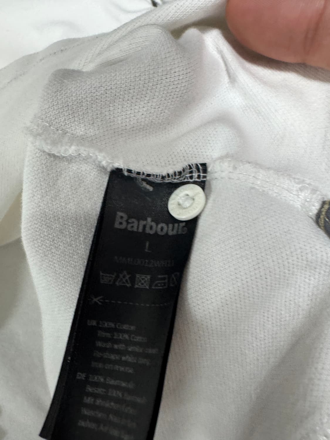 바버 PK 반팔티 L사이즈  상품이미지4