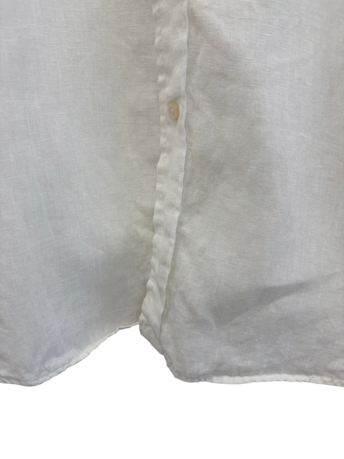 폴로 린넨 셔츠 화이트 (XL)  상품이미지5