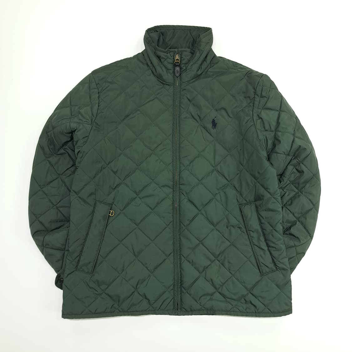 CN656W L 폴로 랄프로렌 포레스트그린 퀄팅 자켓 상품이미지1