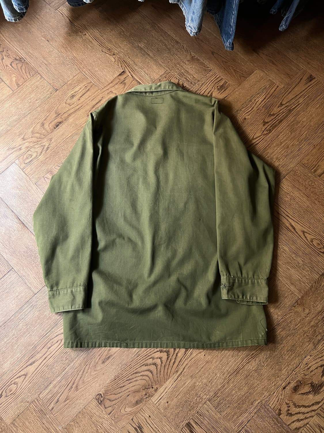 [M]70's 오리지널 U.S ARMY OG-507셔츠 상품이미지8