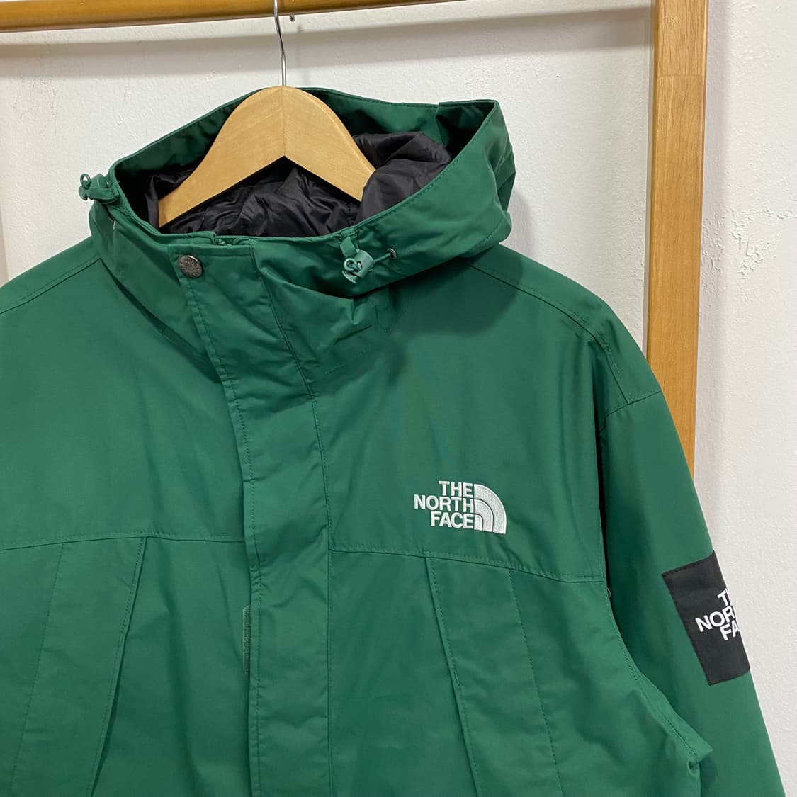 XL 노스페이스 그린 박스로고 자켓 상품이미지2