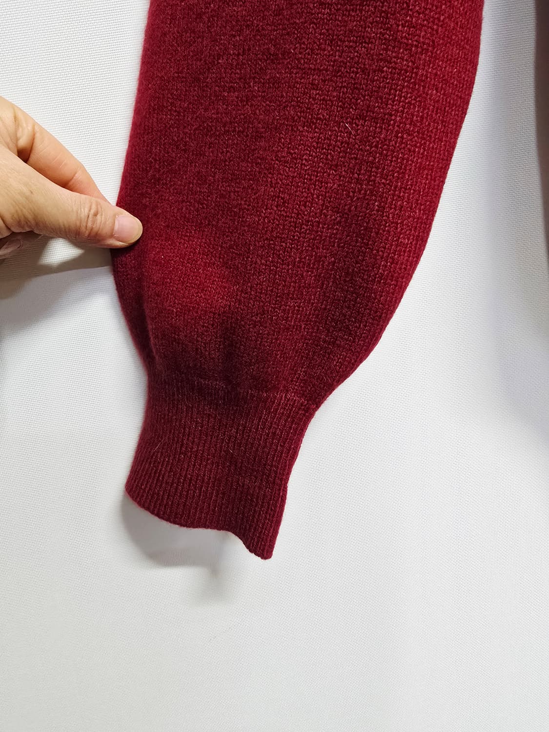 입생로랑 레드 카라넥 니트 올드스쿨 상품이미지4