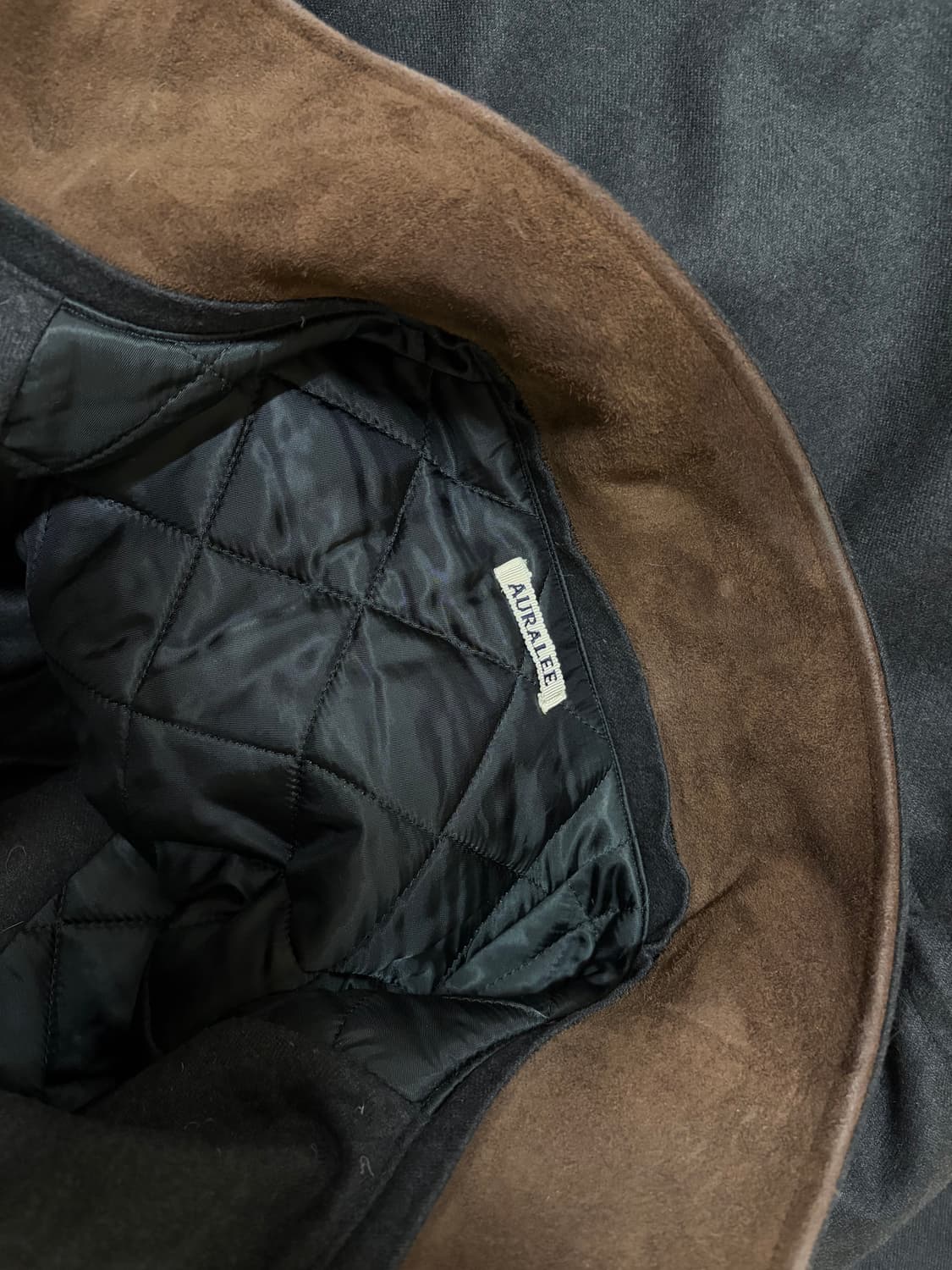 [S] 오라리 AURALEE 패디드 블루종 차콜 3 상품이미지5