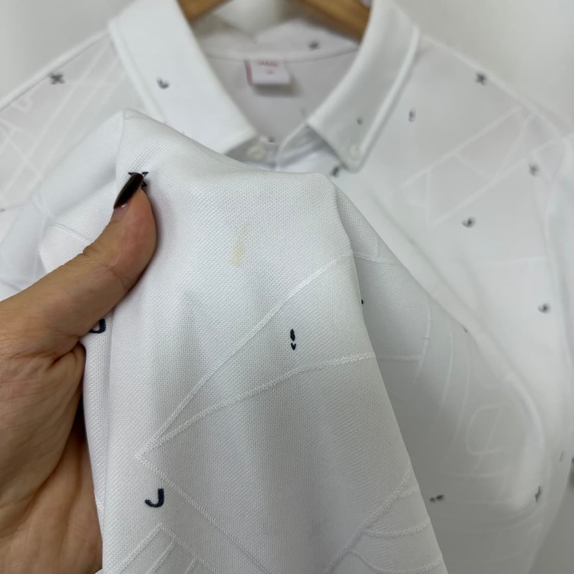 JDX 남자 골프 카라 반팔티 화이트 100 상품이미지5