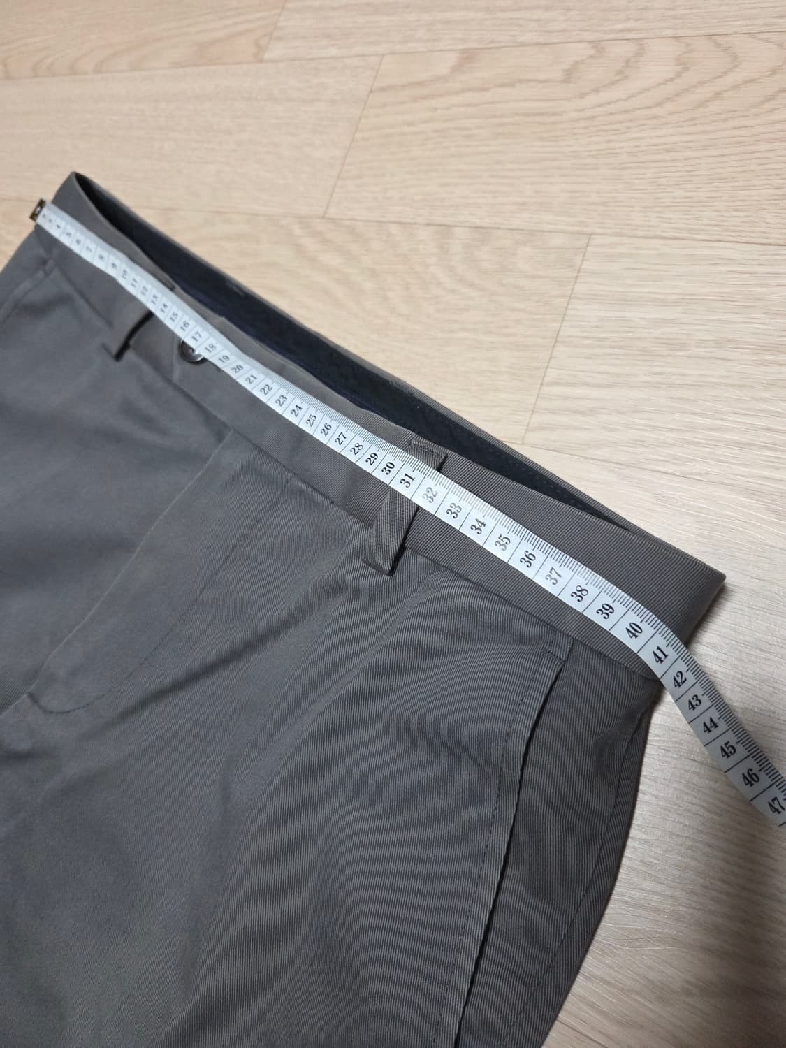 브룩스브라더스 팬츠 치노 오피서 면바지 그레이 차콜 상품이미지3